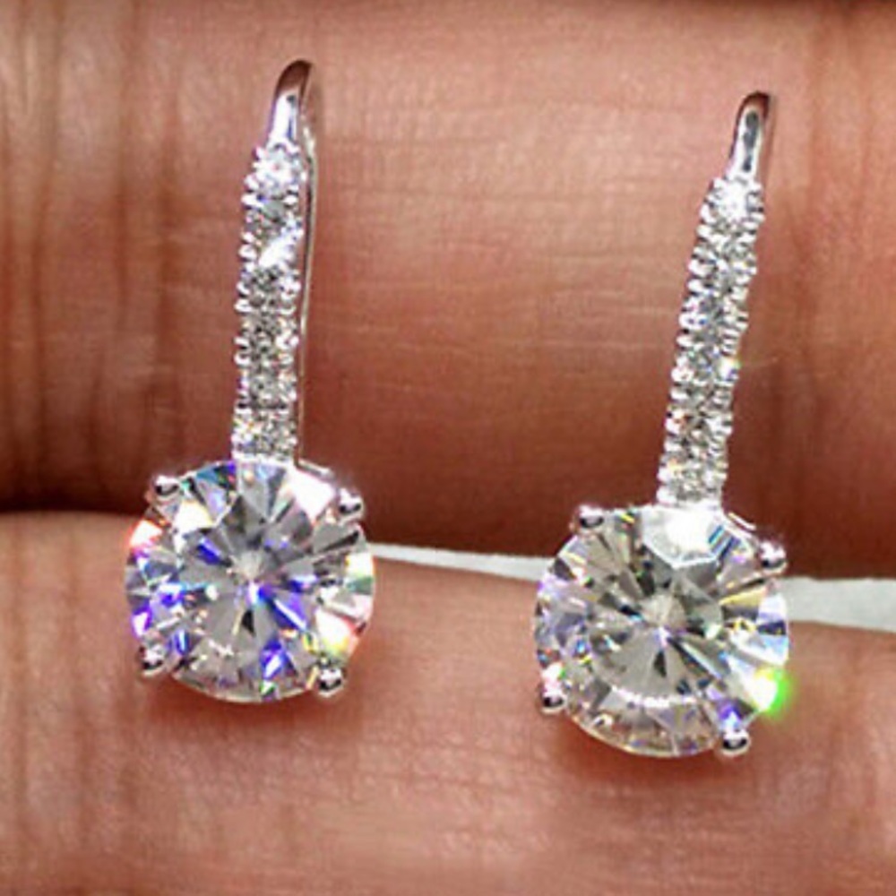 NEW STERLING Silver Luxury Earrings